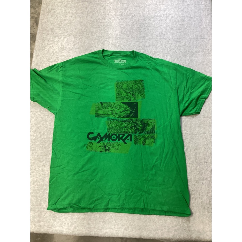 Marvel Guardians of the Galaxy Gamora Green T-Shirt Mens XL Loot Crate Exclusive